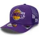violett-trucker-keps-9seventy-stretch-snap-eg-los-angeles-lakers-nba-fran-new-era