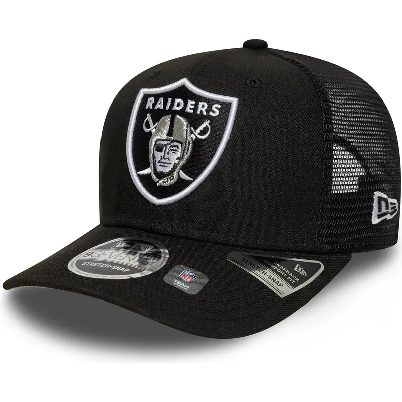 schwarze-trucker-kappe-9seventy-stretch-snap-eg-der-las-vegas-raiders-nhl-von-new-era
