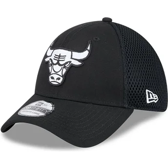 Sapkák ívelt fekete illesztett 39THIRTY Evergreen Neo Chicago Bulls NBA New Era