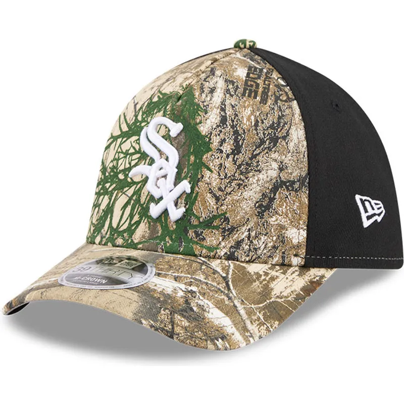 gebogene-kappe-camouflage-angepasst-39thirty-m-crown-a-frame-realtree-von-chicago-white-sox-mlb-von-new-era