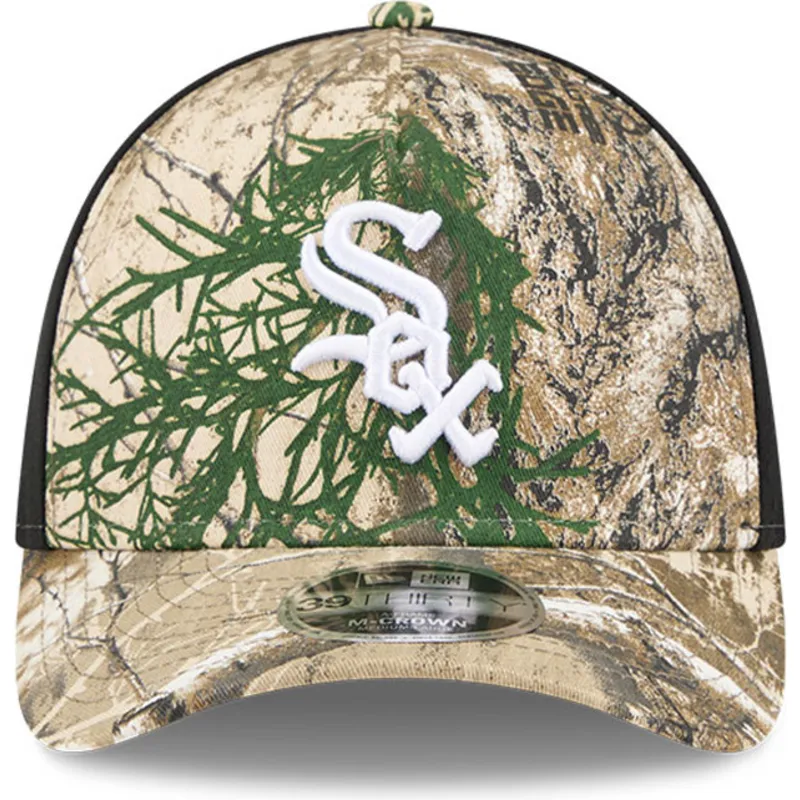 gebogene-kappe-camouflage-angepasst-39thirty-m-crown-a-frame-realtree-von-chicago-white-sox-mlb-von-new-era