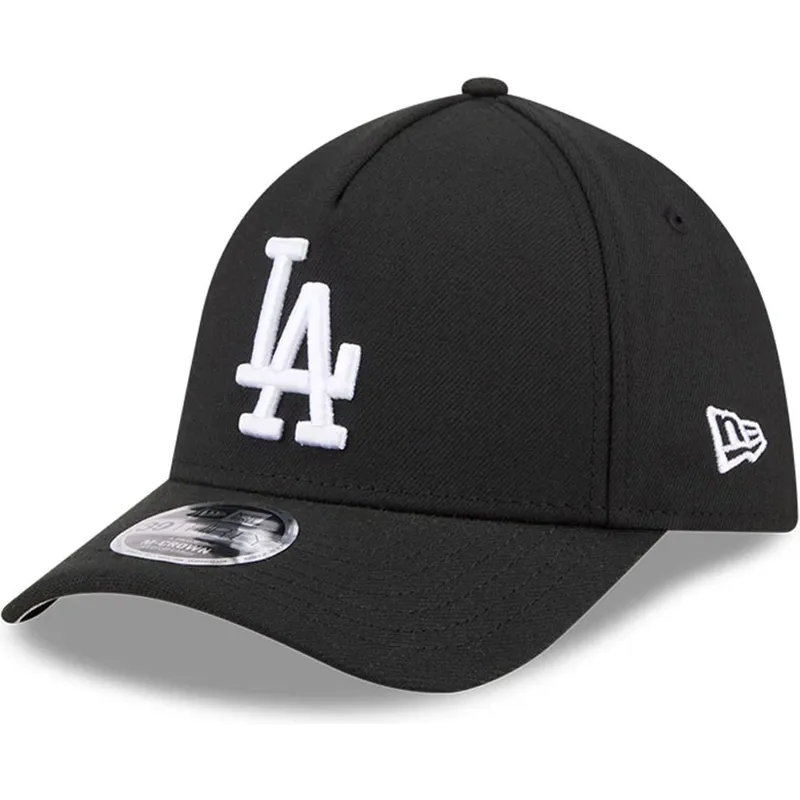 gorra-curva-negra-ajustada-39thirty-m-crown-a-frame-de-los-angeles-dodgers-mlb-de-new-era