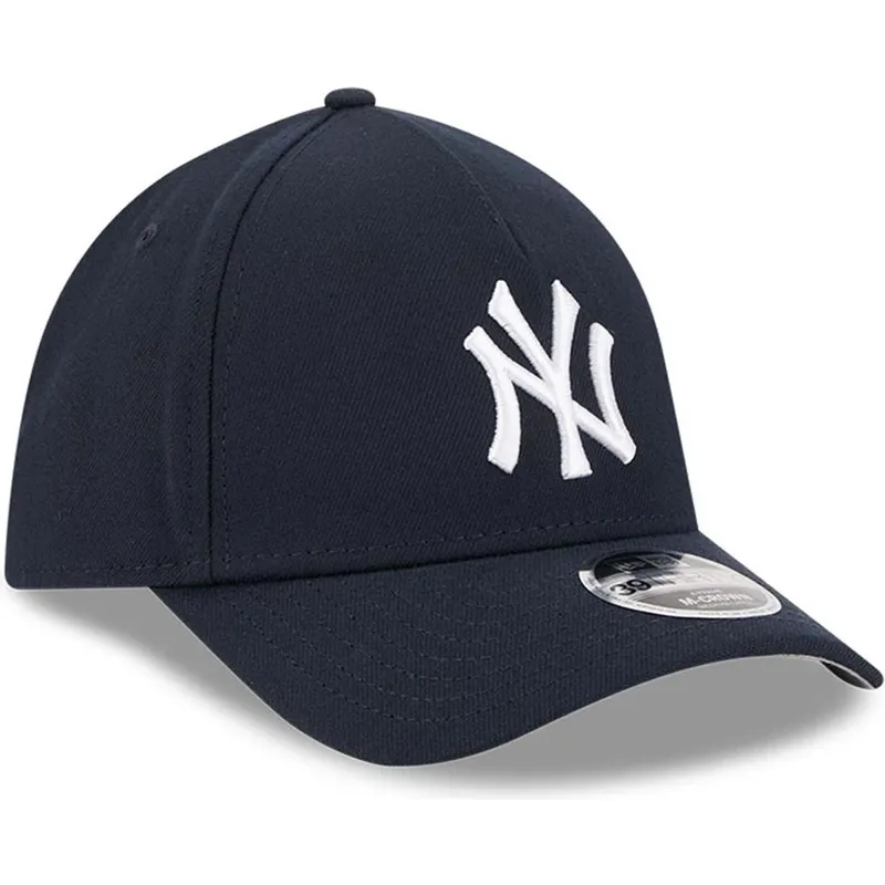 gorra-curva-azul-marino-ajustada-39thirty-m-crown-a-frame-de-new-york-yankees-mlb-de-new-era