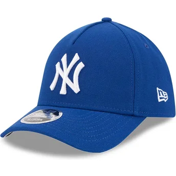 Böjd blå justerad keps 39THIRTY M-Crown A Frame från New York Yankees MLB av New Era