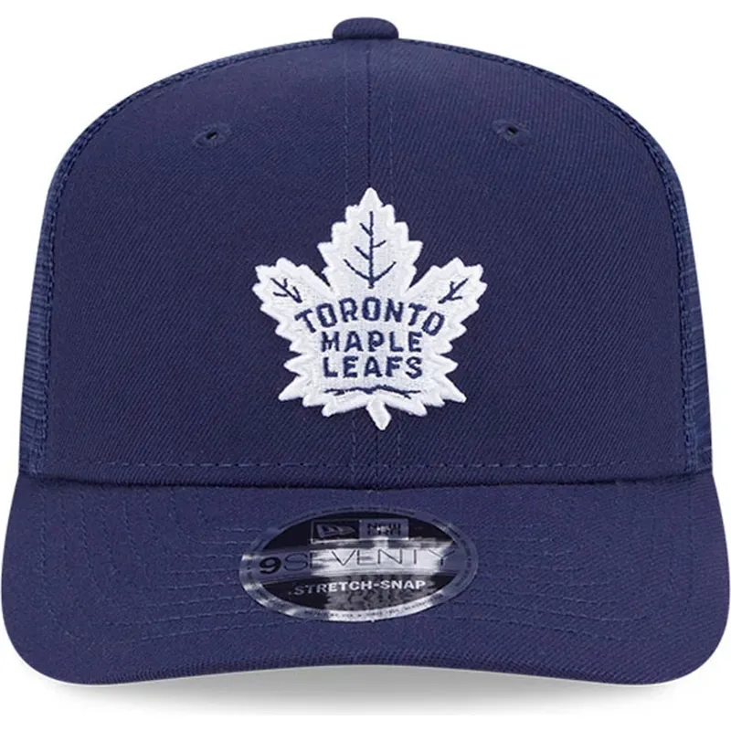 gorra-trucker-azul-marino-9seventy-stretch-snap-evergreen-de-toronto-maple-leafs-nhl-de-new-era