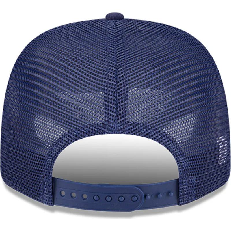 marineblaue-trucker-kappe-9seventy-stretch-snap-evergreen-der-toronto-maple-leafs-nhl-von-new-era