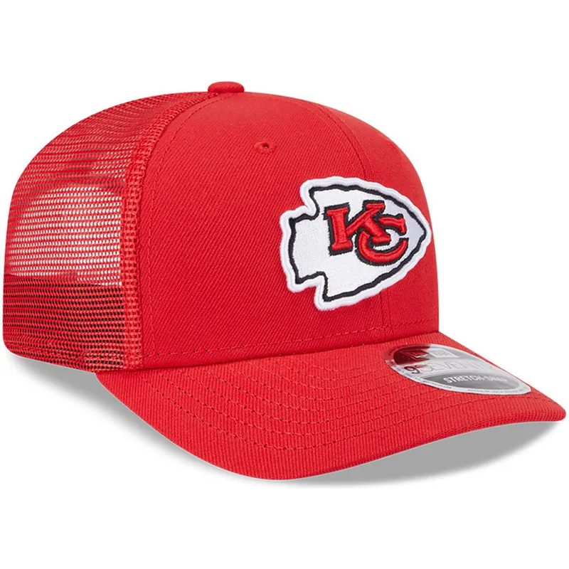 cap-ivelt-cherven-snapbek-9seventy-stretch-snap-evergreen-kansas-city-chiefs-nfl-new-era