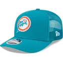 sapkak-ivelt-kek-snapback-9seventy-stretch-snap-evergreen-helmet-miami-dolphins-nfl-new-era