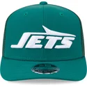 gron-trucker-keps-9seventy-stretch-snap-evergreen-new-york-jets-nfl-fran-new-era