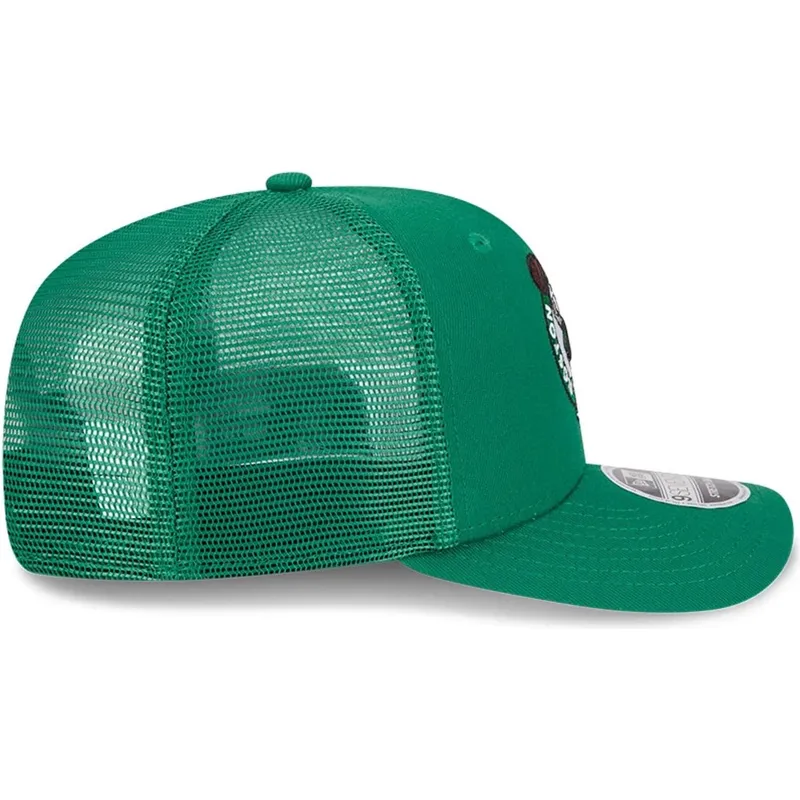 grune-trucker-kappe-9seventy-stretch-snap-evergreen-der-boston-celtics-nba-von-new-era
