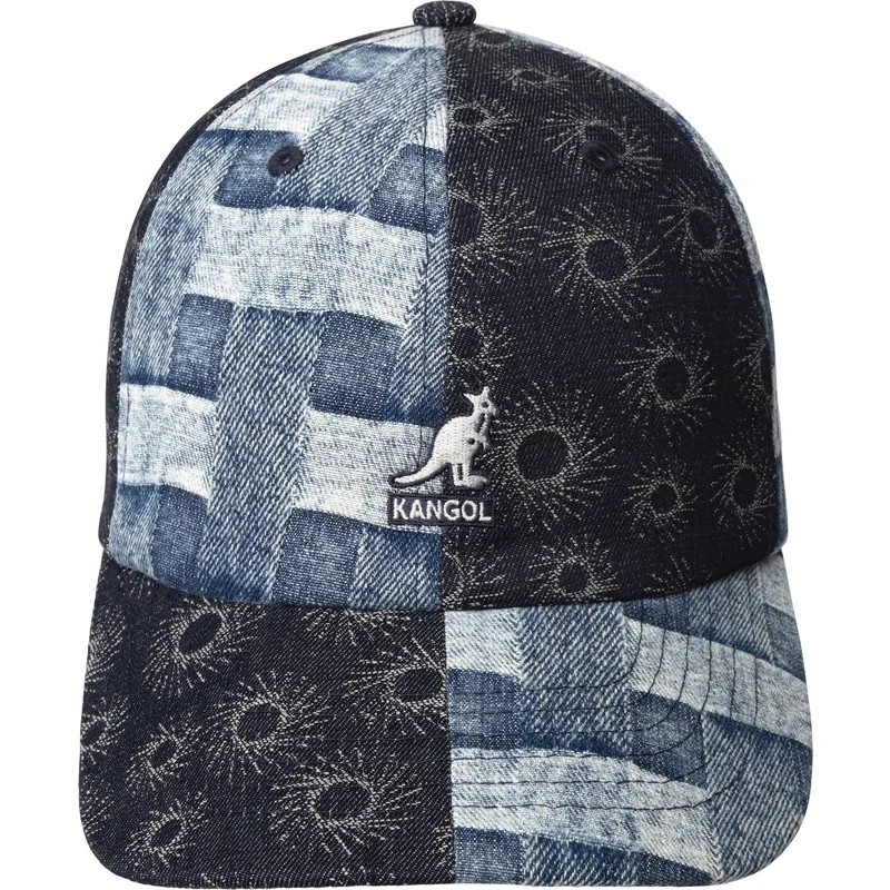 gorra-curva-azul-ajustable-denim-mashup-blue-picnic-de-kangol