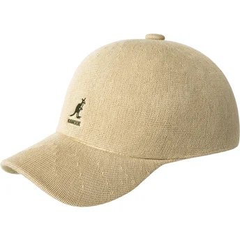 Sapkák ívelt bézs állítható pánt Bamboo Adj Spacecap Kangol