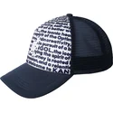 truckerkeps-marinbla-fine-print-fran-kangol
