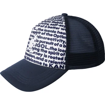 Cap ívelt тъмносин снапбек Kangol