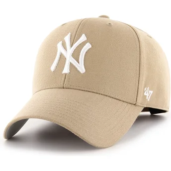 Sapkák ívelt khaki állítható MVP New York Yankees MLB 47 Brand