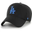 svart-justerbar-kurvad-keps-clean-up-eight-bit-hero-fran-los-angeles-dodgers-mlb-av-47-brand