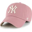 cap-ivelt-roza-reguliruema-lenta-clean-up-ballpark-new-york-yankees-mlb-47-brand