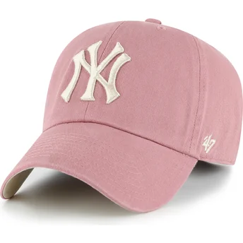 Cap ívelt роза регулируема лента Clean Up Ballpark New York Yankees MLB 47 Brand
