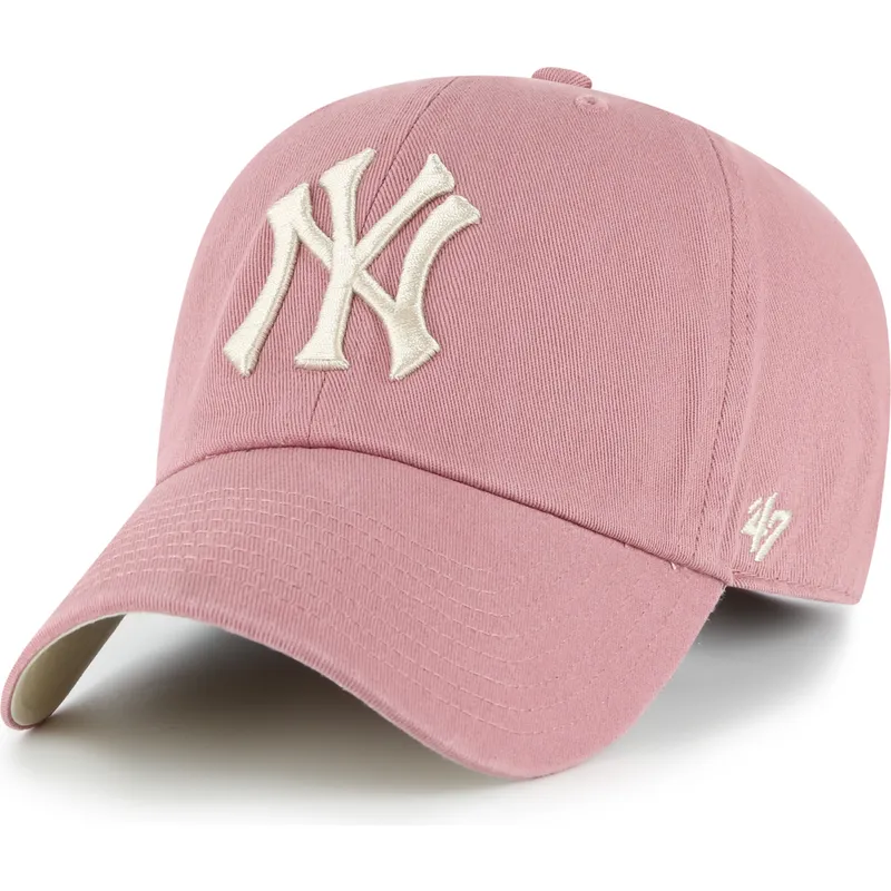 cap-ivelt-roza-reguliruema-lenta-clean-up-ballpark-new-york-yankees-mlb-47-brand