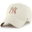 sapkak-ivelt-bezs-allithato-clean-up-ballpark-mojave-new-york-yankees-mlb-47-brand