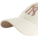 sapkak-ivelt-bezs-allithato-clean-up-ballpark-mojave-new-york-yankees-mlb-47-brand