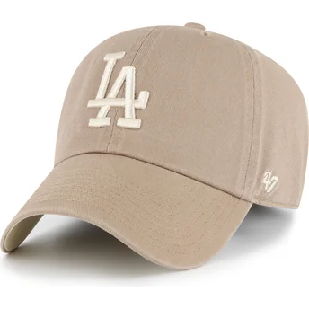 Sapkák ívelt barna állítható Clean Up Ballpark Tartóbella Los Angeles Dodgers MLB 47 Brand