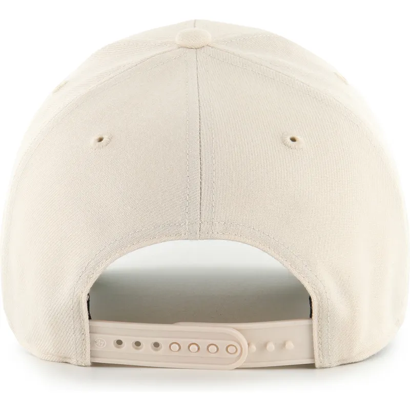 beige-kurvad-keps-snapback-med-beige-mvp-ballpark-logotyp-fran-new-york-yankees-mlb-av-47-brand