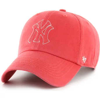 Cap ívelt червен регулируема лента Clean Up Trailer New York Yankees MLB 47 Brand