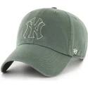47-brand-curved-brim-clean-up-trailer-new-york-yankees-mlb-green-adjustable-cap
