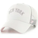 trucker-cap-beige-und-rosa-offside-dt-soft-glow-script-der-new-york-yankees-mlb-von-47-brand