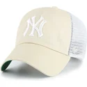 sapkak-ivelt-bezs-snapback-clean-up-trawler-new-york-yankees-mlb-47-brand