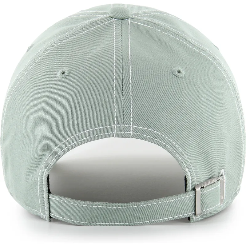 cap-ivelt-zelen-reguliruema-lenta-clean-up-contrast-stitch-los-angeles-dodgers-mlb-47-brand