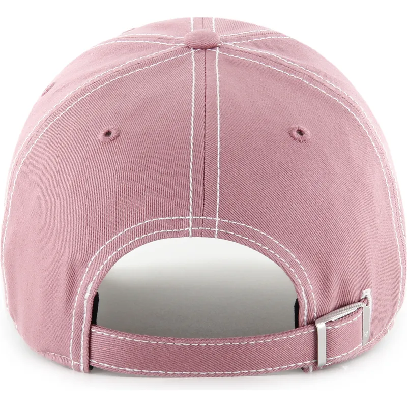 cap-ivelt-roza-reguliruema-lenta-clean-up-contrast-stitch-new-york-yankees-mlb-47-brand