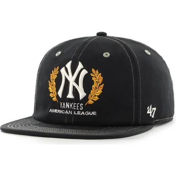 Svart platt snapback-keps Captain RL Keepsake New York Yankees MLB från 47 Brand