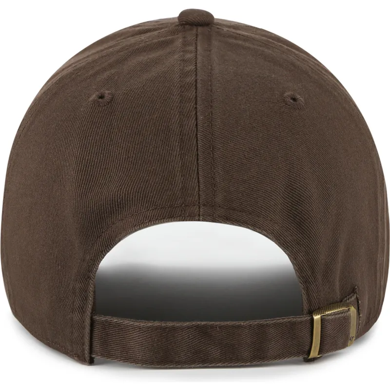 gorra-curva-marron-ajustable-clean-up-dog-base-runner-icon-de-47-brand