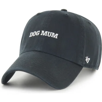 Sapkák ívelt fekete állítható Dog Mum Phrase Clean Up Base Runner Icon 47 Brand