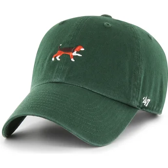 47 Brand Curved Brim Clean Up Dog Base Runner Icon Green Adjustable Cap