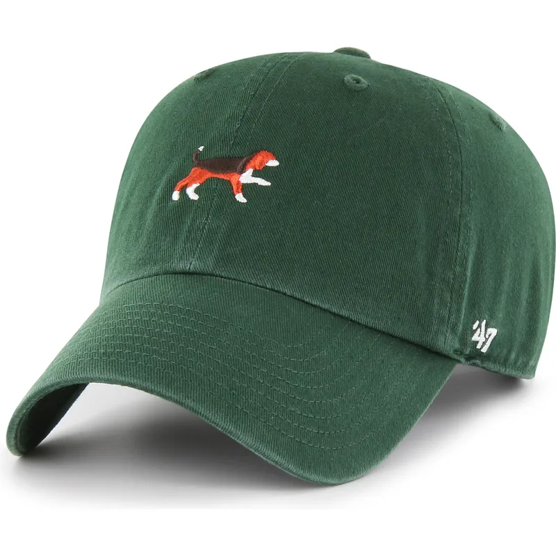 gorra-curva-verde-ajustable-clean-up-dog-base-runner-icon-de-47-brand