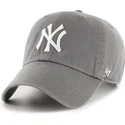 sapkak-ivelt-szurke-allithato-clean-up-no-loop-label-new-york-yankees-mlb-47-brand