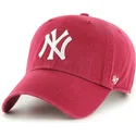 cap-ivelt-cherven-reguliruema-lenta-clean-up-new-york-yankees-mlb-47-brand
