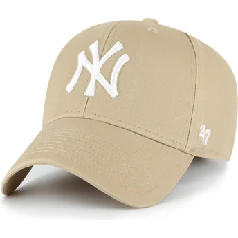 Böjd khaki justerbar keps MVP Legend New York Yankees MLB av 47 Brand