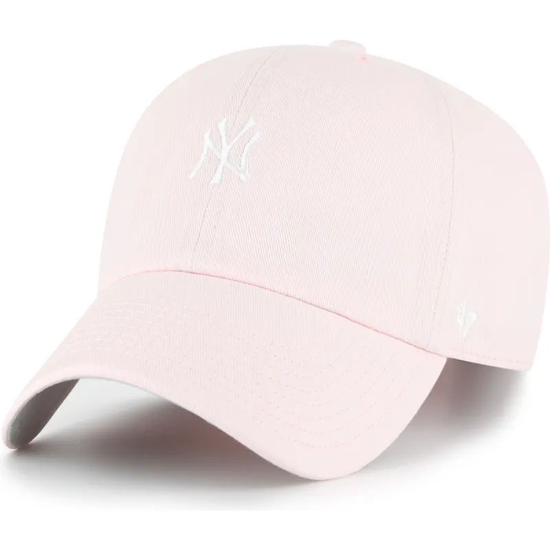 sapkak-ivelt-rozsaszin-allithato-clean-up-base-runner-new-york-yankees-mlb-47-brand