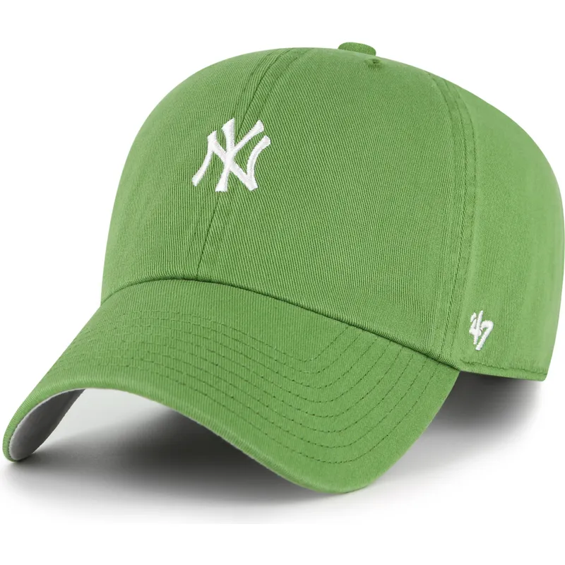 gorra-curva-verde-ajustable-clean-up-base-runner-fatigue-green-de-new-york-yankees-mlb-de-47-brand