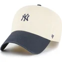 sapkak-ivelt-bezs-allithato-clean-up-base-runner-two-tone-new-york-yankees-mlb-47-brand