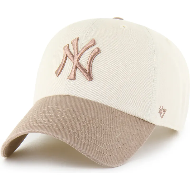 sapkak-ivelt-bezs-allithato-clean-up-two-tone-no-loop-label-new-york-yankees-mlb-47-brand sapkak-ivelt-bezs-allithato-clean-up-two-tone-no-loop-label-new-york-yankees-mlb-47-brand