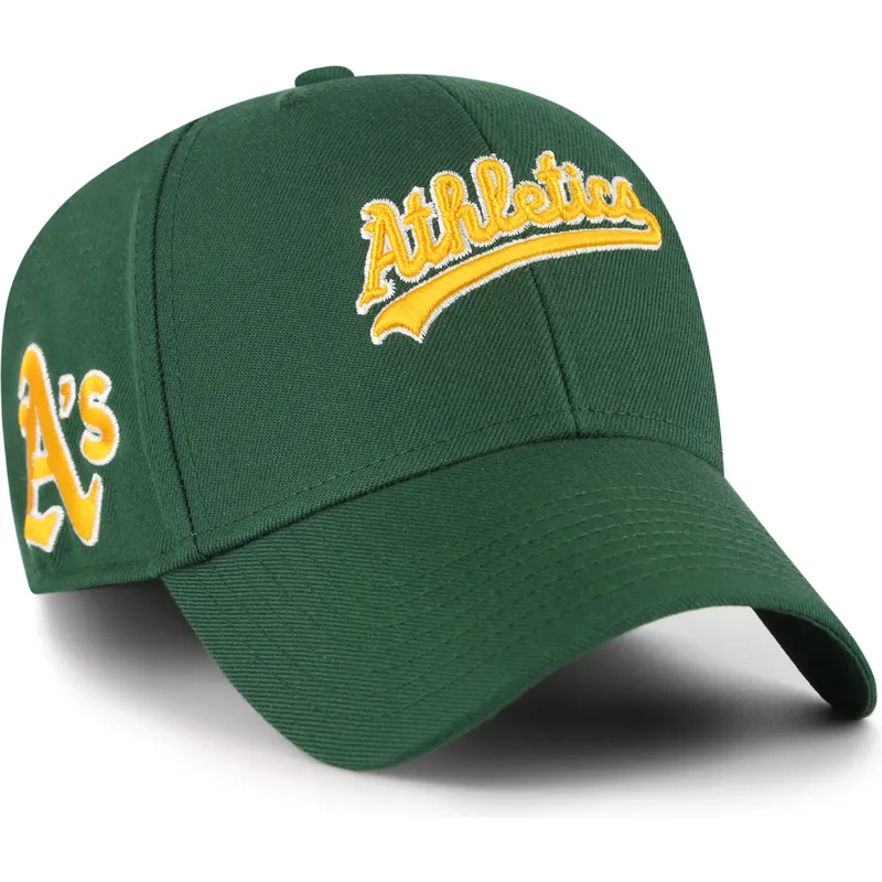 gorra-curva-verde-ajustable-mvp-ballpark-script-shot-de-oakland-athletics-mlb-de-47-brand