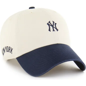 Sapkák ívelt bézs állítható Clean Up Base Runner Sure Shot Two Tone New York Yankees MLB 47 Brand