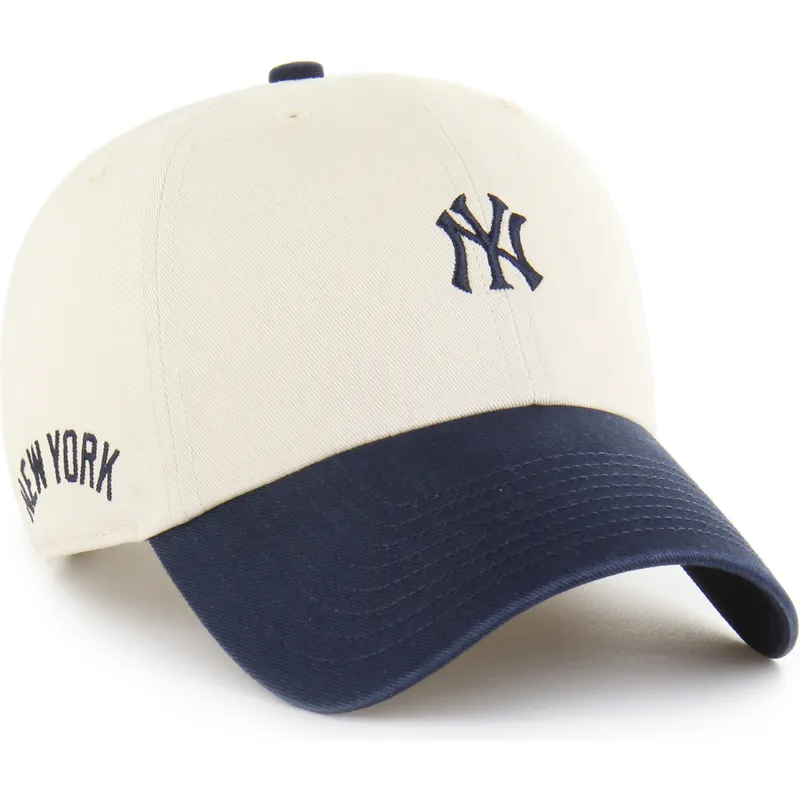 sapkak-ivelt-bezs-allithato-clean-up-base-runner-sure-shot-two-tone-new-york-yankees-mlb-47-brand