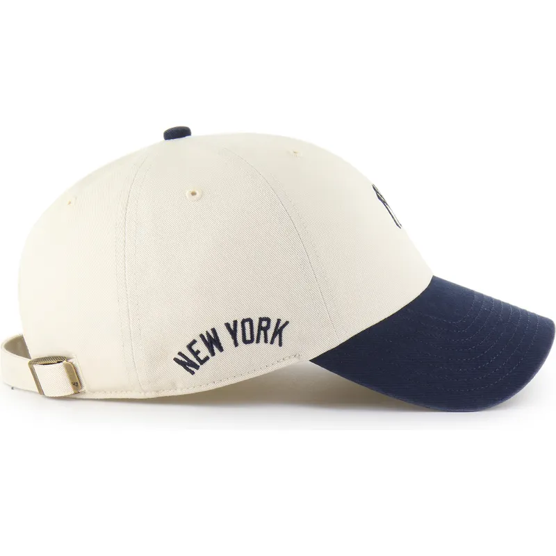 sapkak-ivelt-bezs-allithato-clean-up-base-runner-sure-shot-two-tone-new-york-yankees-mlb-47-brand
