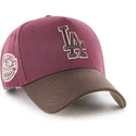 cap-ivelt-cherven-snapbek-granate-mvp-dt-sure-shot-two-tone-cotton-los-angeles-dodgers-mlb-47-brand